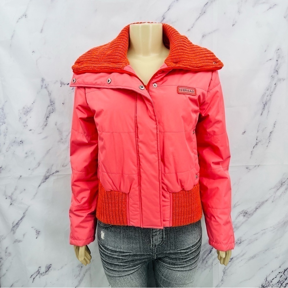 Surrender Ice Road Vintage Winter Ski Jacket Pink & Orange